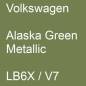 Preview: Volkswagen, Alaska Green Metallic, LB6X / V7.